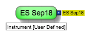 Instrument block properties panel