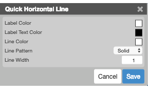 Line options