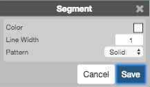 Segment options