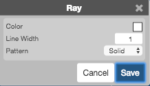 Ray オプション