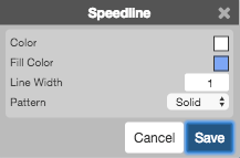 Speedline オプション