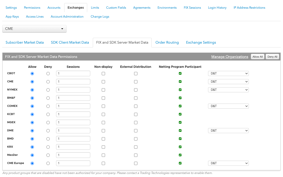 Enabling Entitlements Server